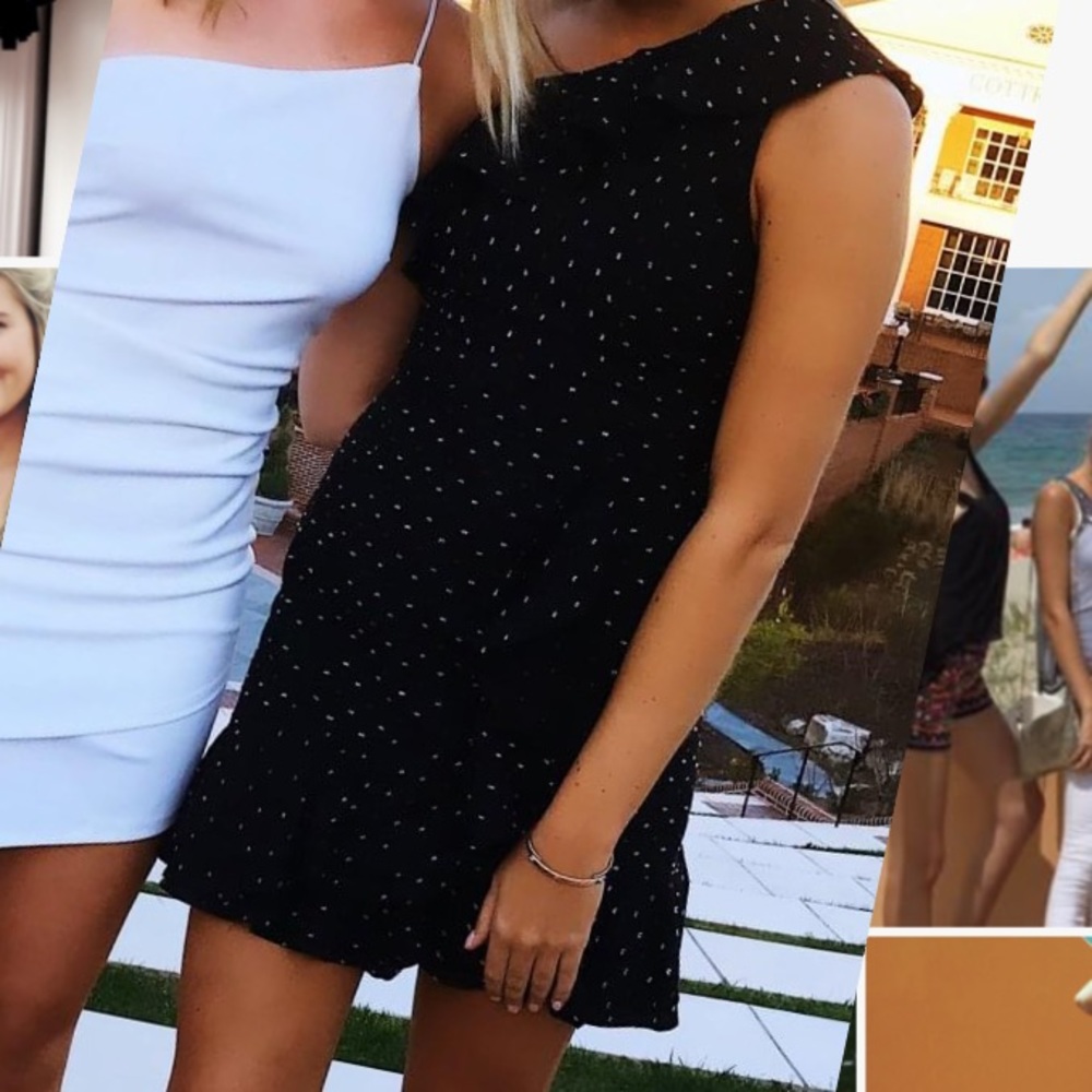 Speckled One Shoulder Dress